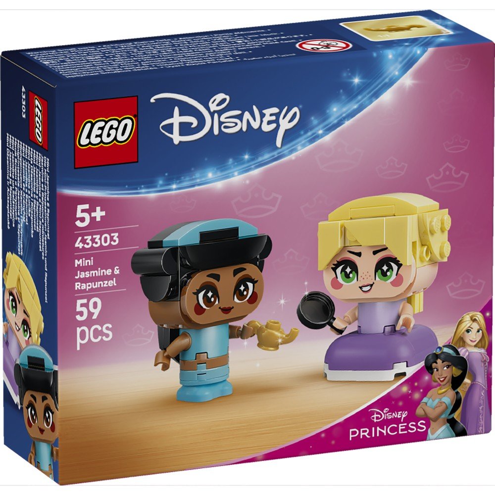 Lego Mini Jasmine y Rapunzel Disney Juguete de construcción