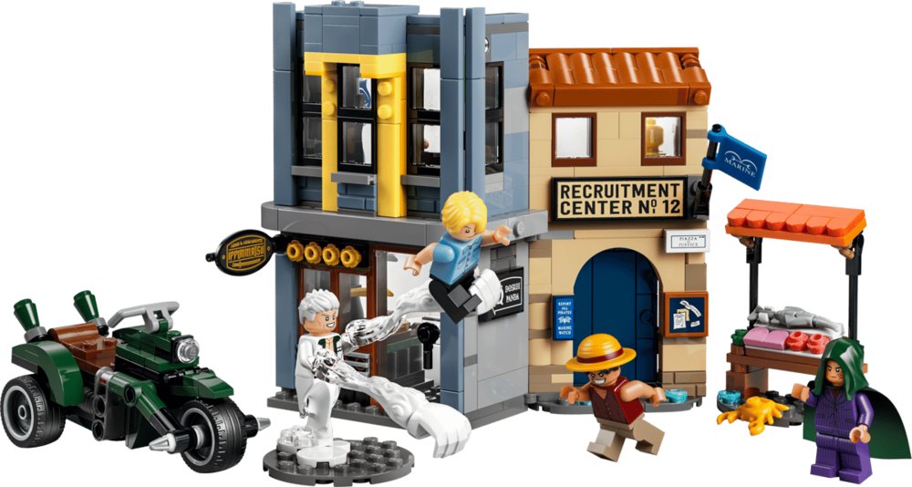 Lego One Piece Duelo Contra el Capitán Smoker