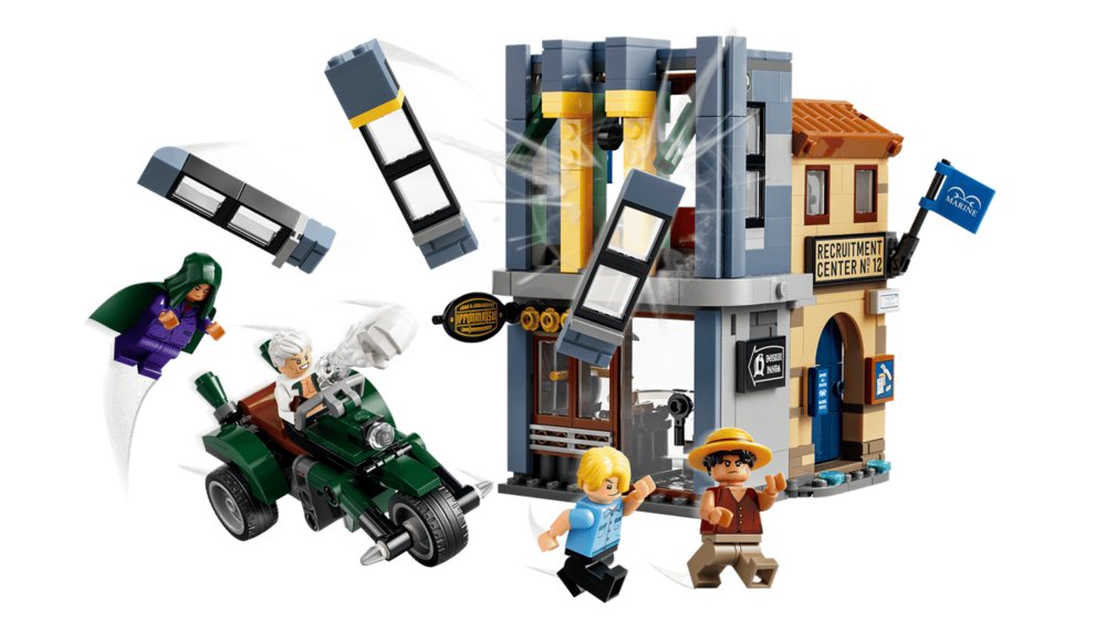Lego One Piece Duelo Contra el Capitán Smoker