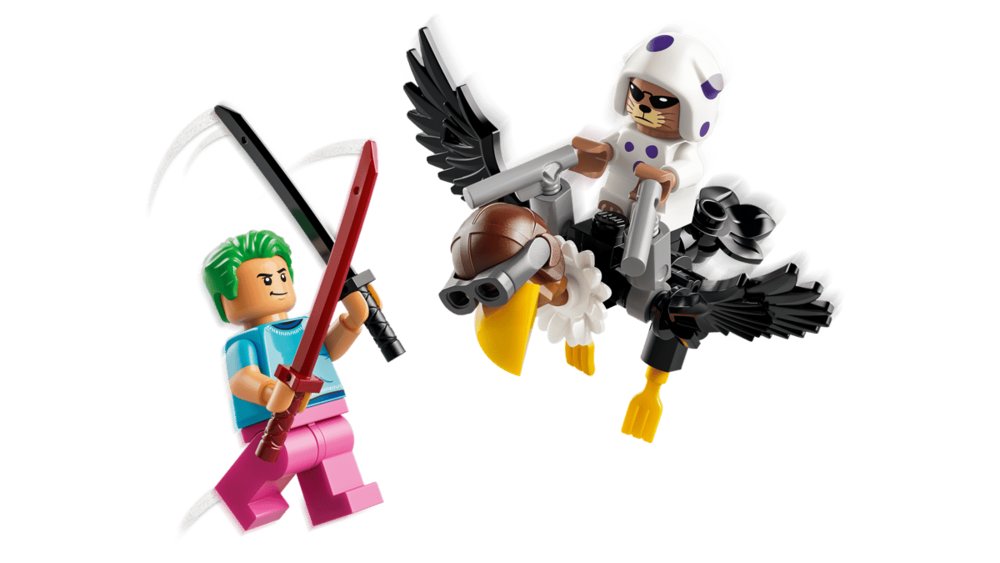 LEGO One Piece Dorry vs. Brogy - Gigantes de Little Garden