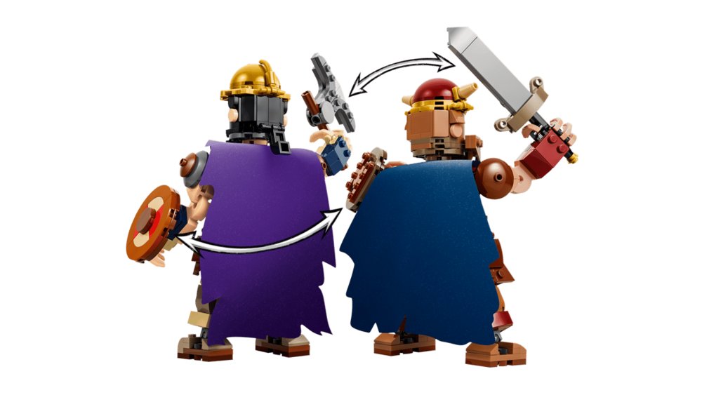 LEGO One Piece Dorry vs. Brogy - Gigantes de Little Garden