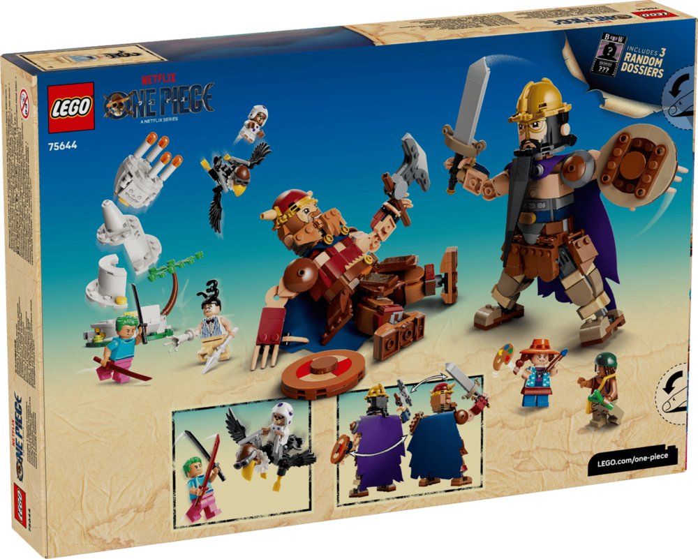 LEGO One Piece Dorry vs. Brogy - Gigantes de Little Garden