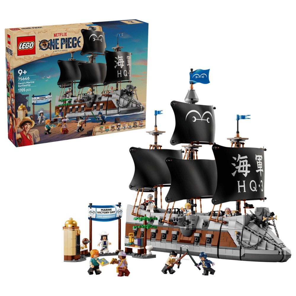 Lego One Piece Barco Marina Garp