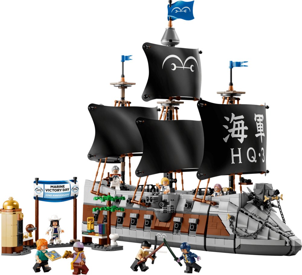 Lego One Piece Barco Marina Garp