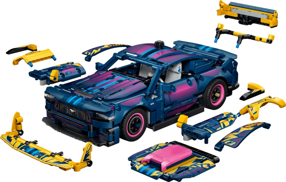 LEGO Technic Taller de Tuning Coche Ford Mustang GT