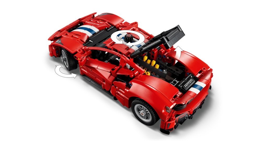 LEGO Coche Ferrari 488 Pista Technic