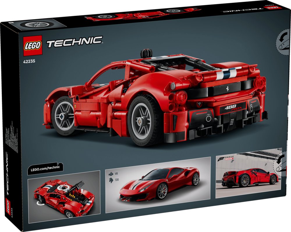 LEGO Coche Ferrari 488 Pista Technic
