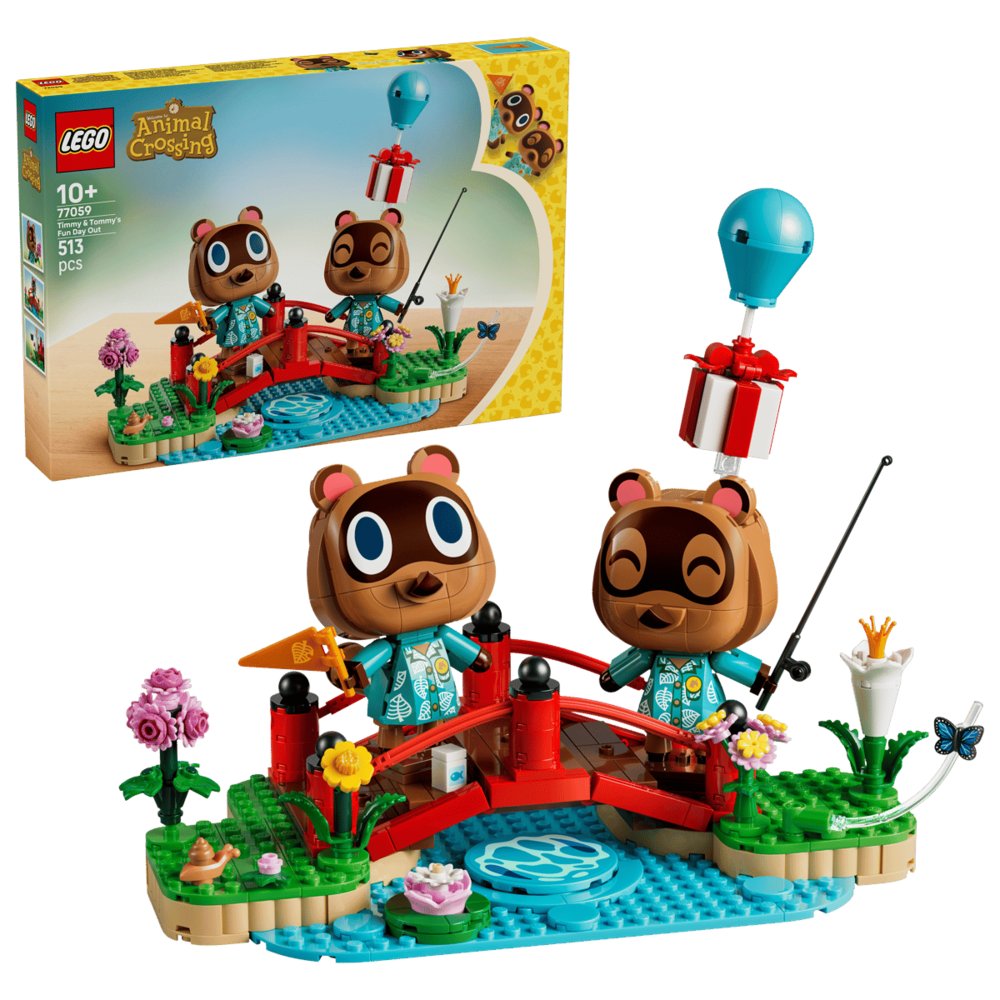 LEGO Animal Crossing Un día divertido con Tendo y Nendo