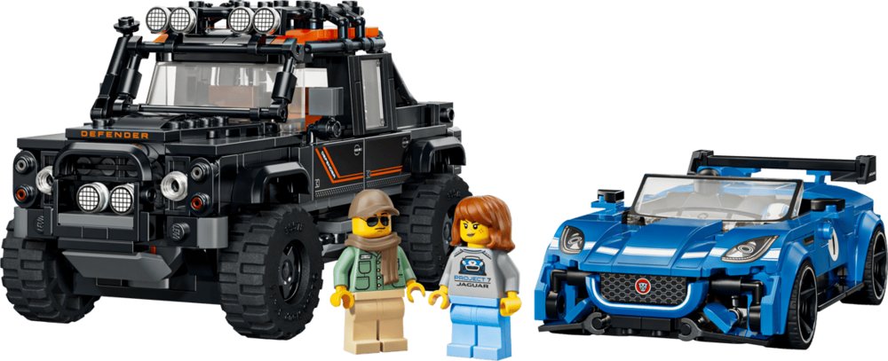 Lego Speed Champions Jaguar Project 7 y Land Rover Defender