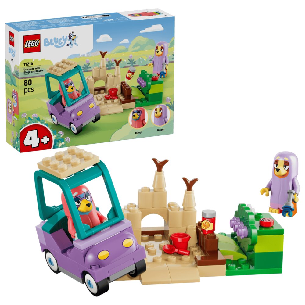 Lego Abuelitas con Bingo y Bluey Juguetes para niños