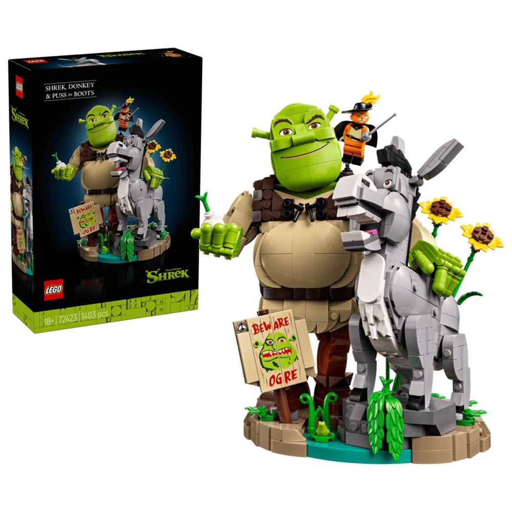 LEGO Shrek Asno y Gato con Botas 72423