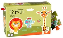 Puzzle educativo Safari Barbo-Toys para niños y adultos