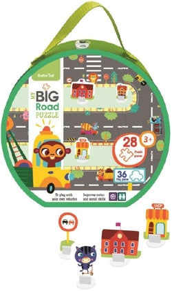 Puzzle educativo de carreteras Barbo-Toys para niños