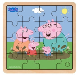 Puzzle Peppa Pig de Madera Marca Barbo-Toys
