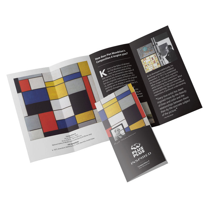 Tubo Plus Plus Inspired Mondrian 350 pcs - Ludilo