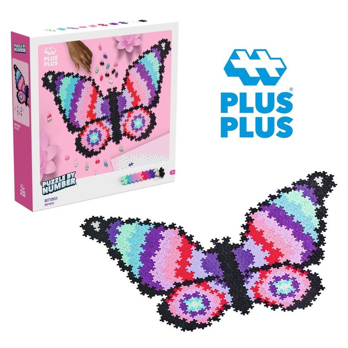 Puzzle by Number Mariposa Ludilo