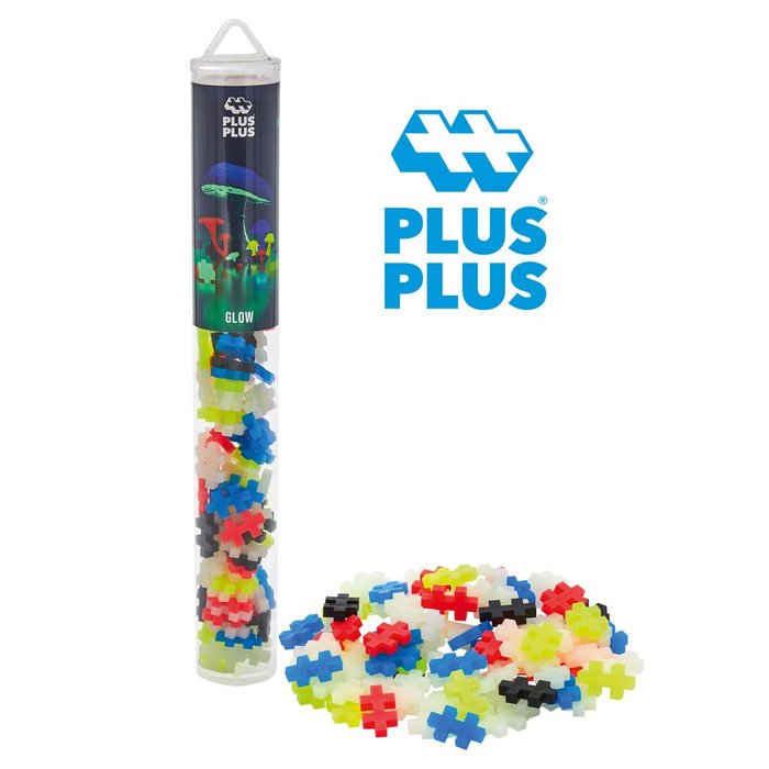 PLUS PLUS TUBO BRILLA EN LA OSCURIDAD MIX 100 PIEZAS | LUDILO | 1 UNIDAD | 5710409107518 Imagen principal del producto