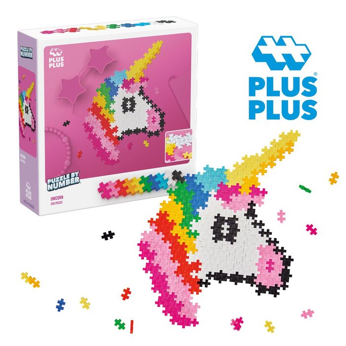 Puzzle Plus-plus By Number Unicornio 250 Piezas Marca Ludilo Imagen principal del producto
