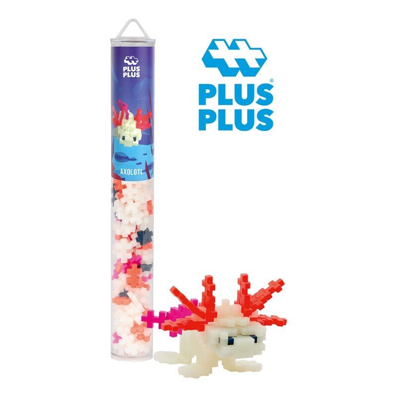 Pack Tubo Plus-plus Ajolote Brilla la Oscuridad LUDILO