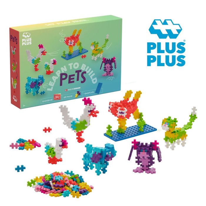 JUEGO PLUS-PLUS LEARN TO BUILD: PETS 250 PIEZAS | LUDILO | 1 UNIDAD | 5710409108836 Imagen principal del producto