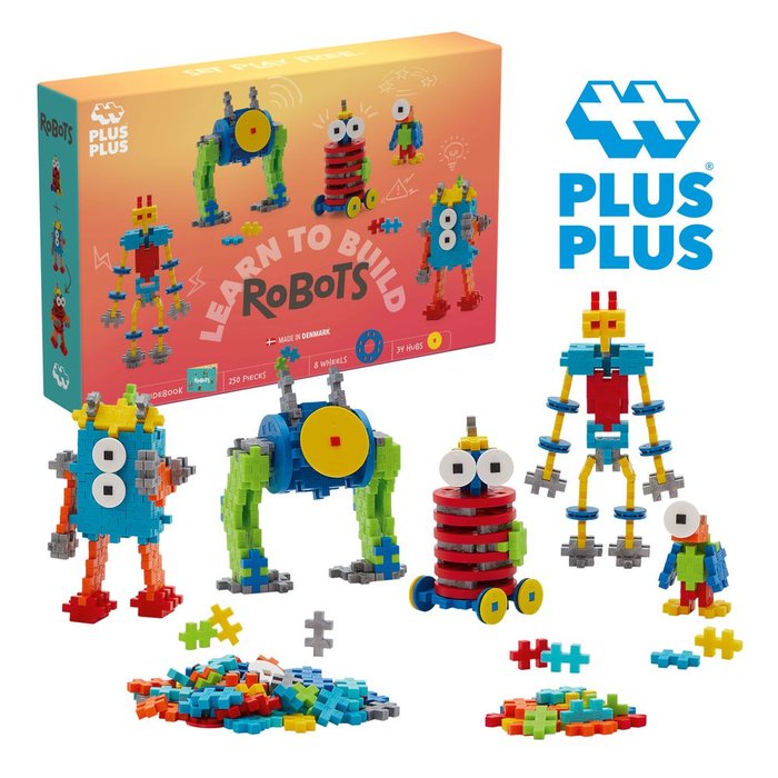 JUEGO PLUS-PLUS LEARN TO BUILD: ROBOTS 250 PIEZAS | LUDILO | 1 UNIDAD | 5710409108843 Imagen principal del producto