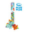 Pack Tubo Plus Plus Unicornio Arcoiris 100 Pcs LUDILO