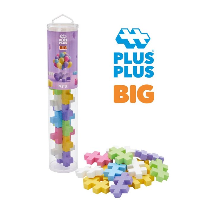 TUBO PLUS-PLUS BIG PASTEL MIX 15 PCS | LUDILO | 1 UNIDAD | 5710409200721 Imagen principal del producto