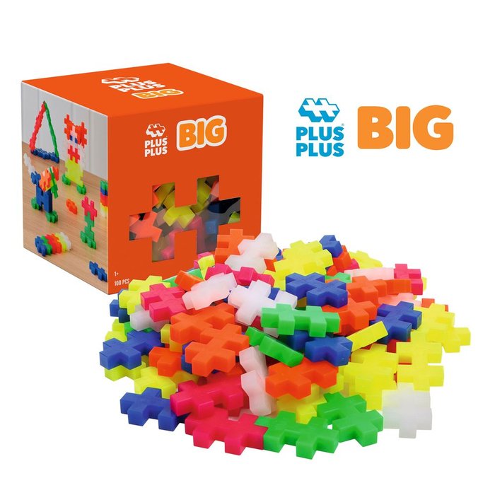 JUEGO CUBO BIG NEON MIX 100 PCS PLUS PLUS | LUDILO | 1 UNIDAD | 5710409201063 Imagen principal del producto