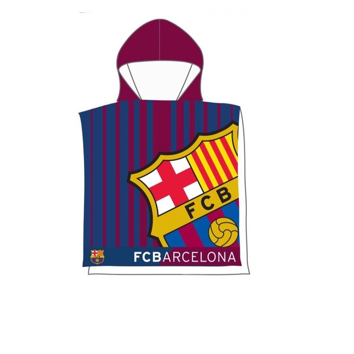 PONCHO PLAYA FC BARCELONA POLIESTER | NEW IMPORT SL | 1 UNIDAD | 5710756027415 Imagen principal del producto