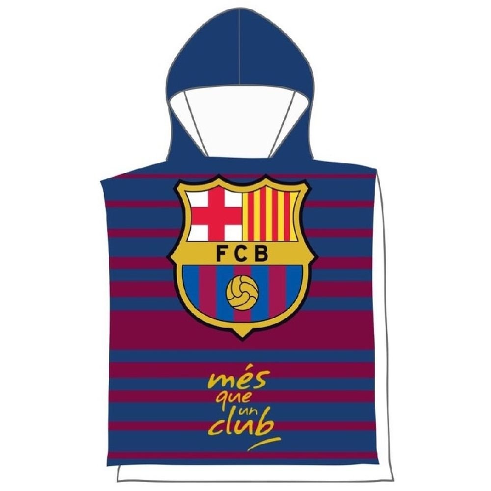 Poncho playa FC Barcelona 55 x 110 cm Nuevo Import SL