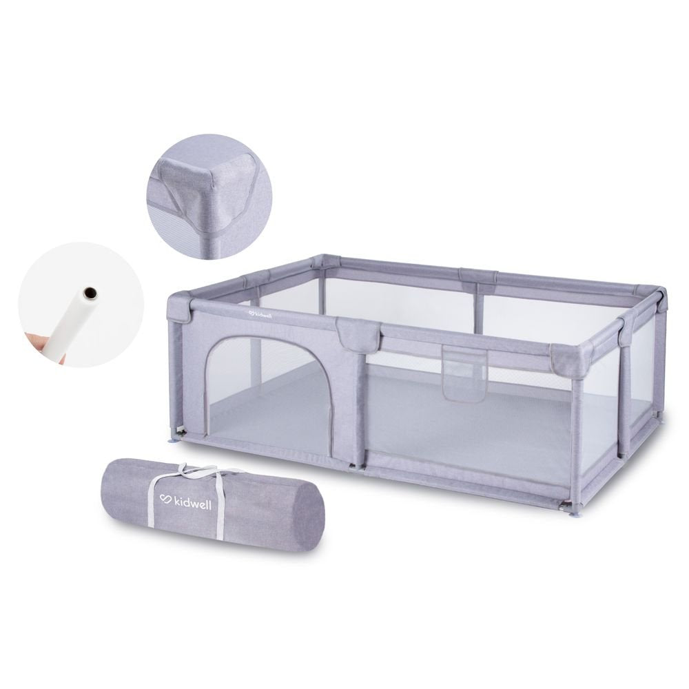 PARQUE INFANTIL FANKO GRIS 120X180 | KIDWELL | 1 UNIDAD | 5901130091157