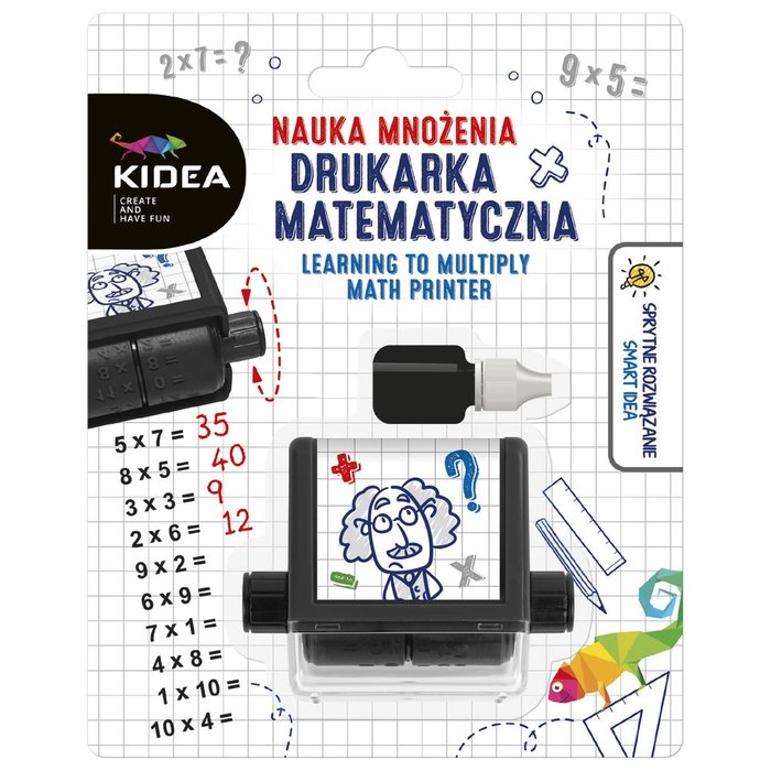 SELLO RODILLO PARA APRENDER TABLAS DE MULTIPLICAR KIDEA | KIDEA | 1 UNIDAD | 5901130094509