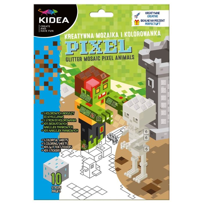 SET DE MOSAICOS Y LIBROS PARA COLOREAR MEDIAVAL | KIDEA | ENVASE 24 UDS. UNIDAD | 5901130098781 Imagen principal del producto