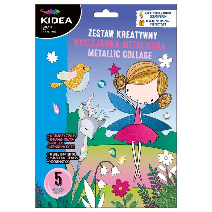 LIBRO DE LAMINAS PARA RASCAR PEGATINAS ANIMALITOS | KIDEA | 1 UNIDAD | 5901130099153