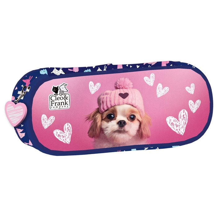 PORTATODO CON ORGANIZADOR PERRITO ROSA | DERFORM Imagen principal del producto