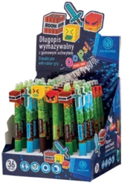 Bolígrafos borrables Astra Oops Pixel One pack 36