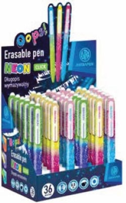 Bolígrafos Borrables Neon Astra Pack 36