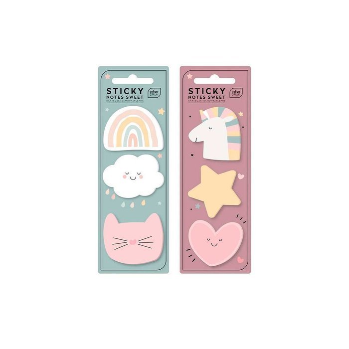 Pack Notas Adhesivas Sweet 2 Modelos Marca Inter Druk