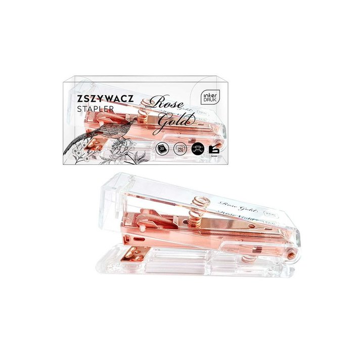 GRAPADORA TRANSPARENTE ROSE GOLD | 1 UNIDADES | (INTER DRUK)