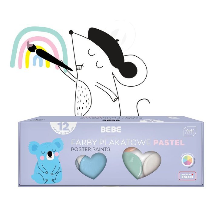 Pack 12 pinturas pastel 20 ml Inter Druk