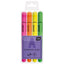 Pack de 4 Marcadores Colores Fluor Papelería del Paseo