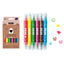 Set de 6 rotuladores jumbo con sello bebé