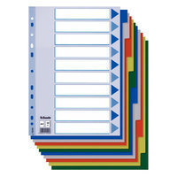 Separador Multitaladro A5 con Cartulina Índice Color Marca Esselte Imagen principal del producto