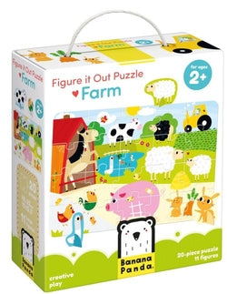 Puzzle Farm Banana Panda para niños y adultos