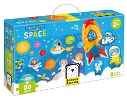 Puzzle Space Banana Panda para niños +2 años