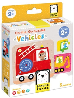 Puzzle Vehicles On The Go Banana Panda para niños