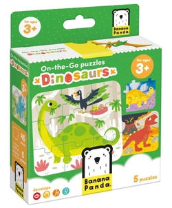 Puzzle Dinosaurios On The Go Banana Panda