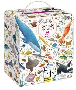Puzzle Ocean Animals Banana Panda 200 Piezas