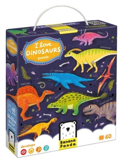 Puzzle Dinosaurios I Love Dinosaurs Marca Banana Panda