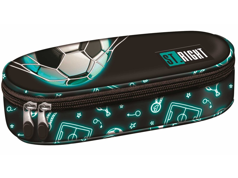 ESTUCHE NEON FOOTBALL 23X9,5X6 CM | MAJEWSKI